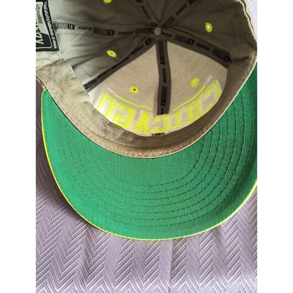Chicago Cubs CHI Themed Lime Green Adjustable Snapback Hat KBETHOS - Picture 7 of 7